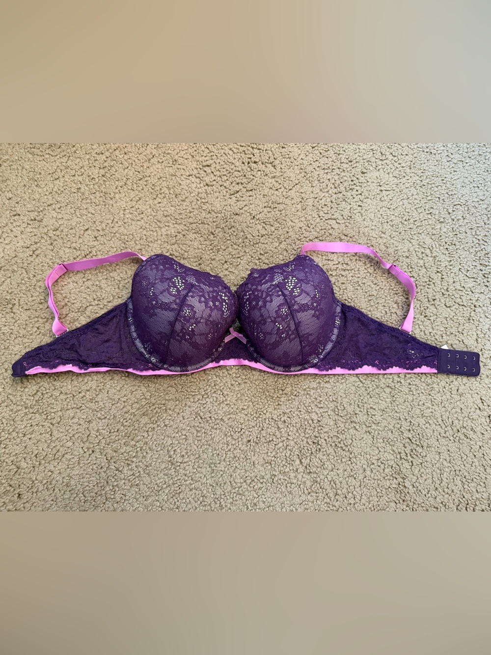 Victoria’s Secret Purple Lace Bra 34DD